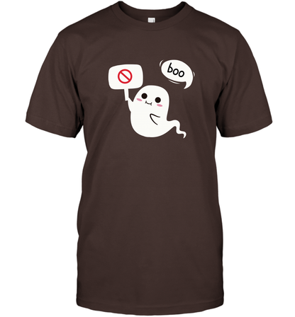 Boo Pink Shirt T-Shirt T-Shirt Dark Chocolate