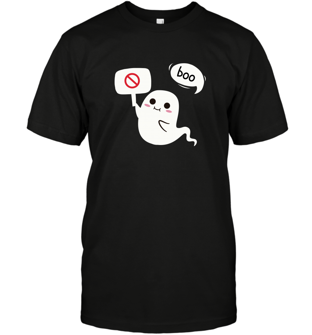 Boo Pink Shirt T-Shirt T-Shirt Black
