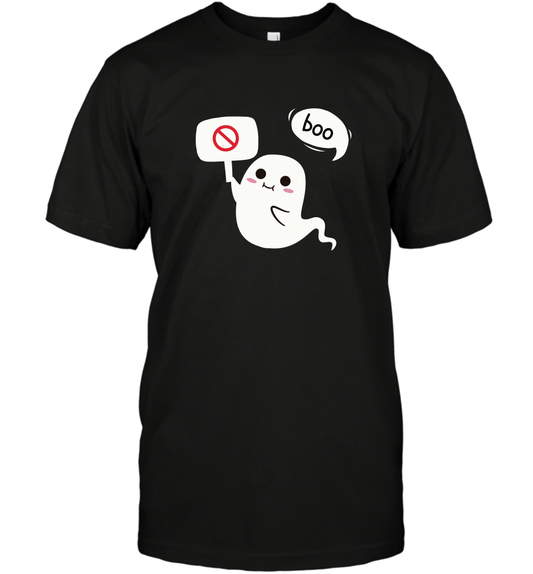 Boo Pink Shirt T-Shirt T-Shirt Black