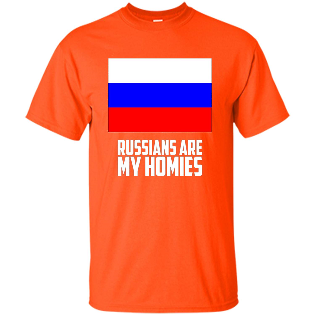 Russians Are My Homies T-shirt Orange