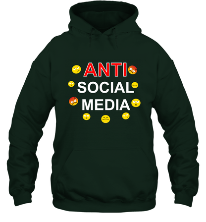 Anti Social Media Shirt Hoodie Hoodie Forest