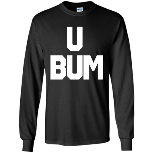 U Bum T-shirt Anti President Black