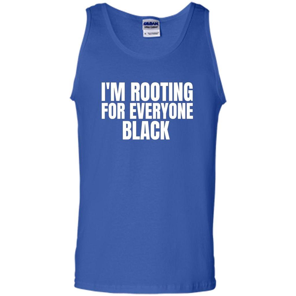I'm Rooting For Everyone Black T-Shirt Royal