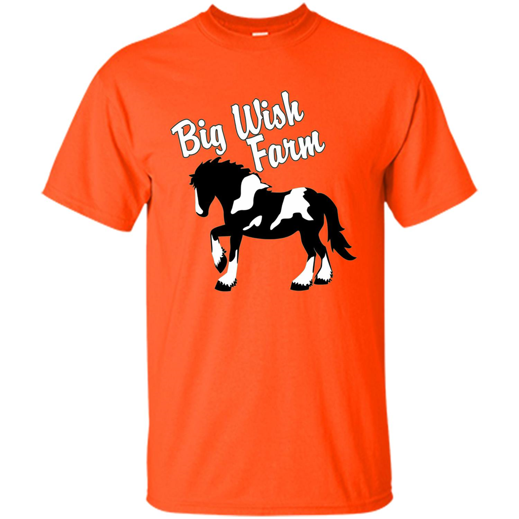 Farmer T-shirt Big Wish Farm T-Shirts Orange