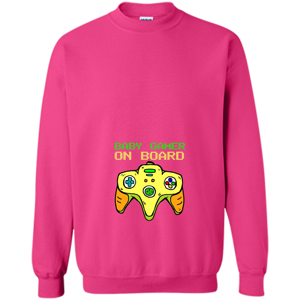 Pregnancy & Birth T-shirt Baby Gamer On Board Heliconia