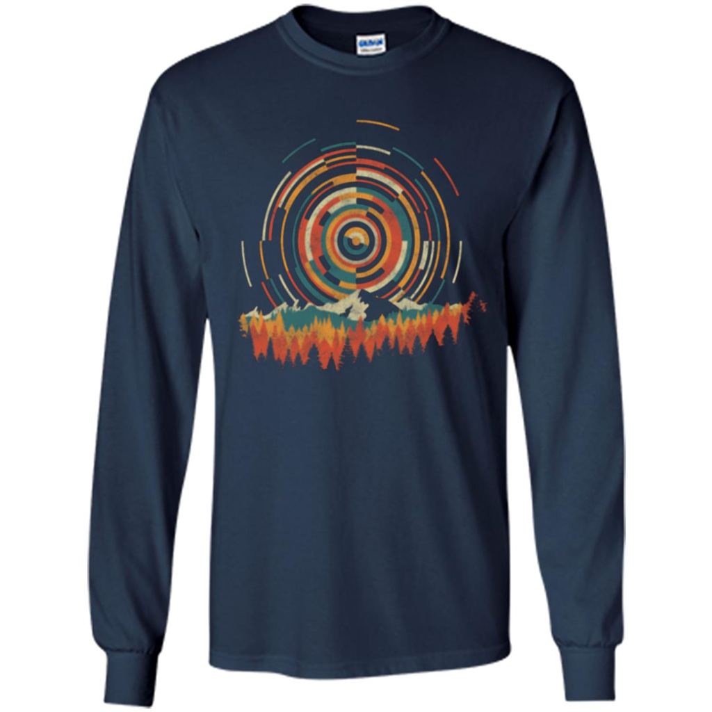 The Geometry Of Sunrise T-shirt Navy
