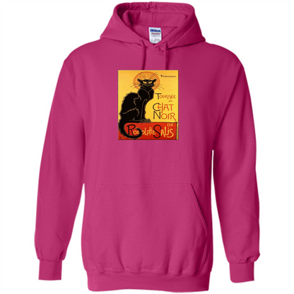 Vintage Poster Le Chat Noir - The Black Cat T-shirt Heliconia
