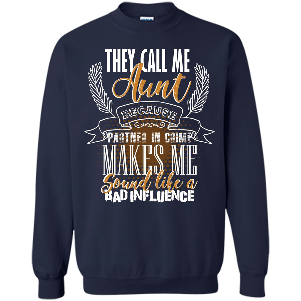 Funny Aunt T-shirt They Call Me Aunt Navy