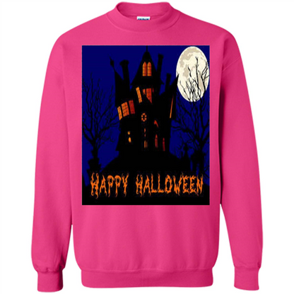 Happy Halloween T-shirt Haunted House Heliconia