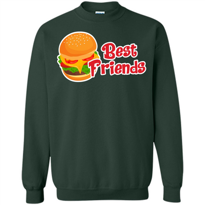 Hamburger T-shirt Best Friends T-shirt Forest Green
