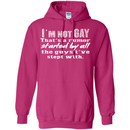 LGBTQ T-shirt I‰۪m Not Gay That‰۪s A Rumor Heliconia