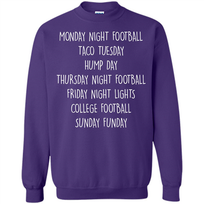 Football T-shirt Monday Night Football Taco Tuesday Orange