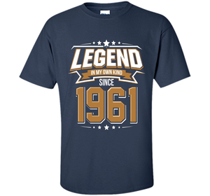 Legend Since 1961 T-Shirt for 56 Years Old Birthday Gifts t-shirt