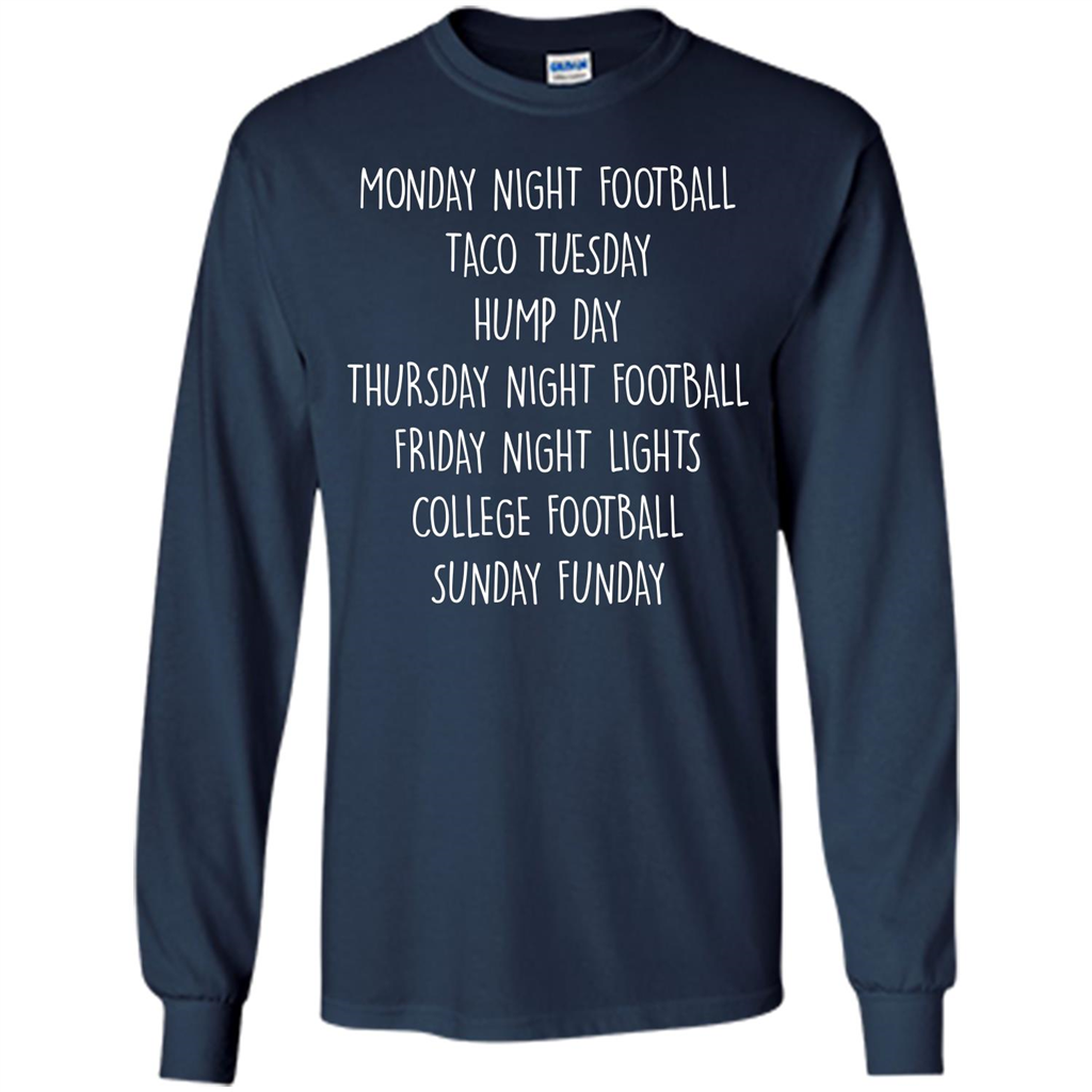 Football T-shirt Monday Night Football Taco Tuesday Navy