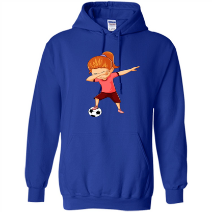 Soccer T-shirt For Girls Funny Dabbing Dab Dance Soccer Ball