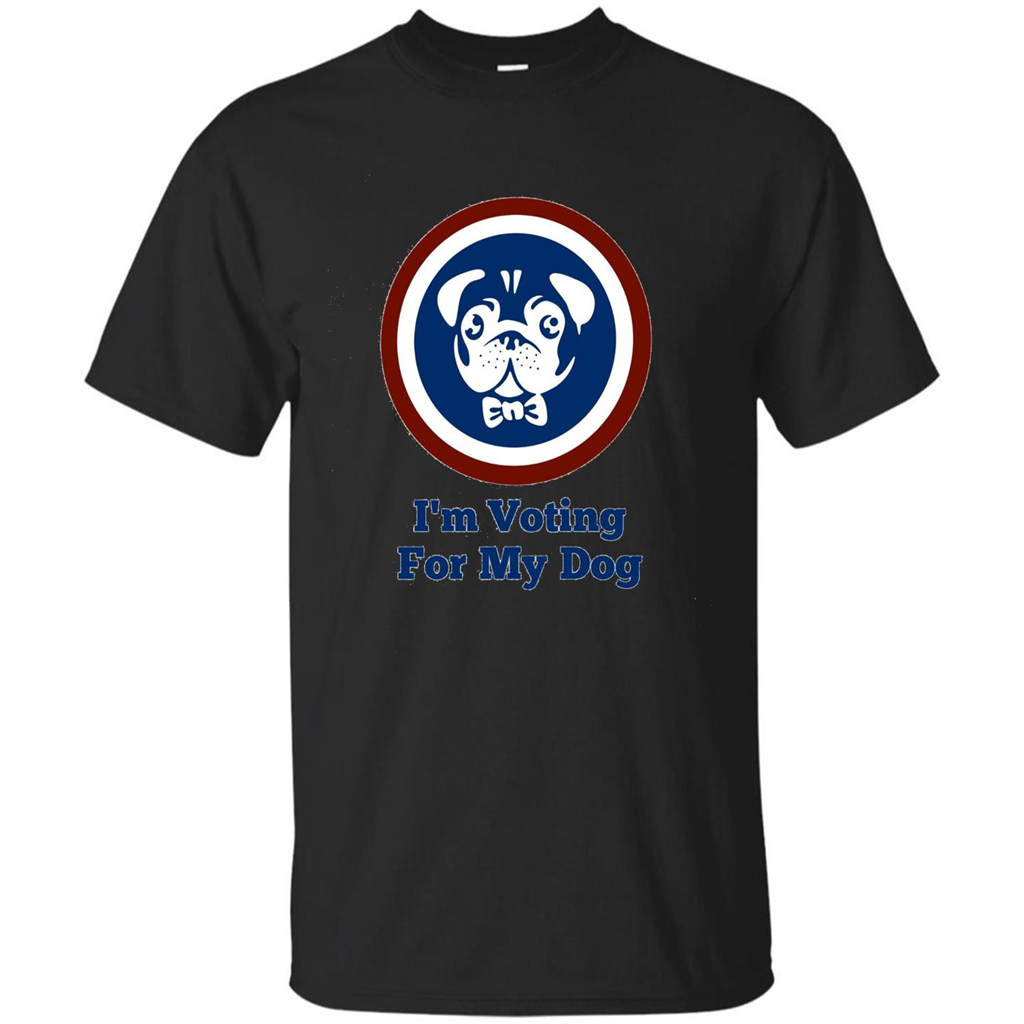 I'm Voting For My Dog T-shirt Royal