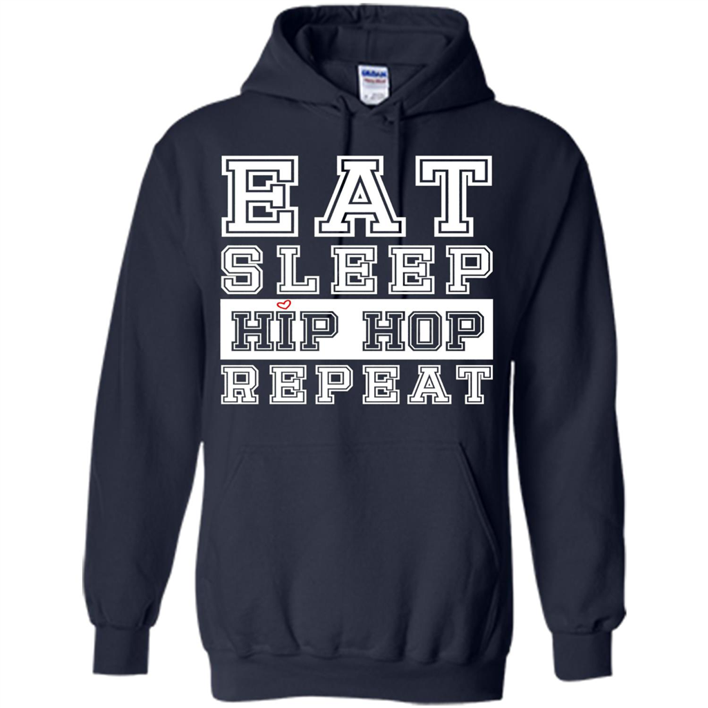 Eat Sleep Hip Hop Repeat T-shirt Navy