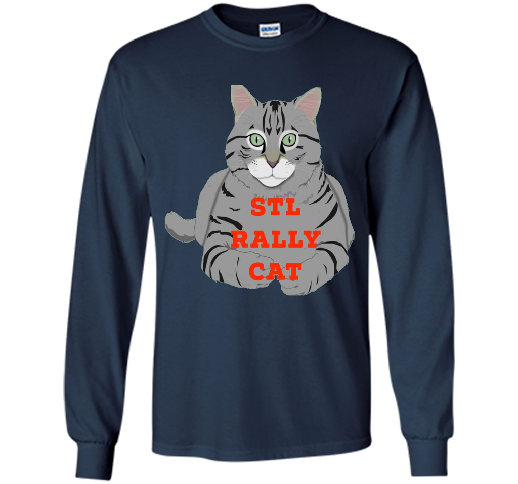 St. Louis Rally Cat T-Shirt t-shirt Navy