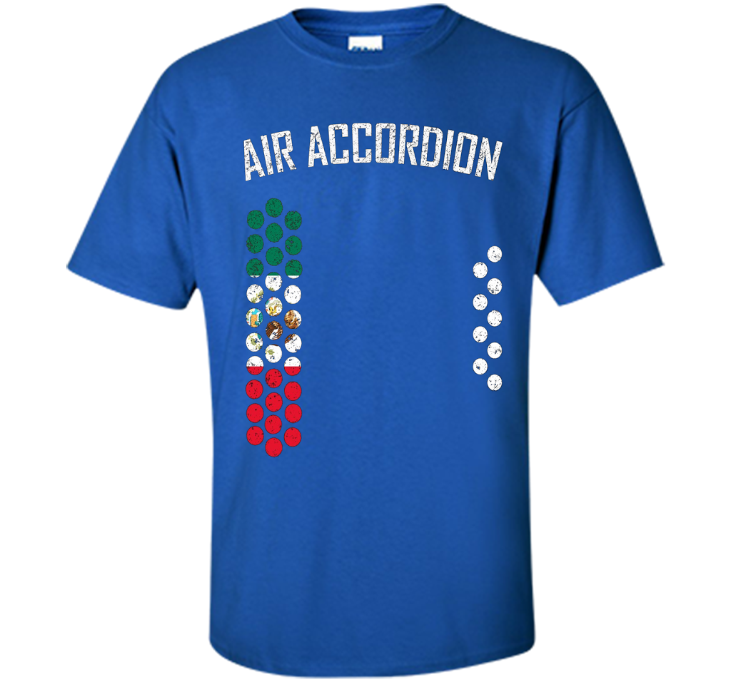 Air Accordion T-shirt The Flag Of Mexico T-shirt Royal