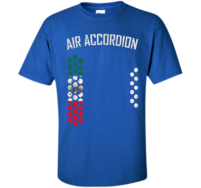 Air Accordion T-shirt The Flag Of Mexico T-shirt Royal