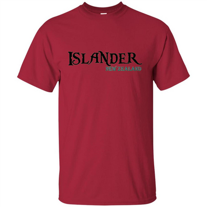 Islander New Zealand T-shirt Cardinal
