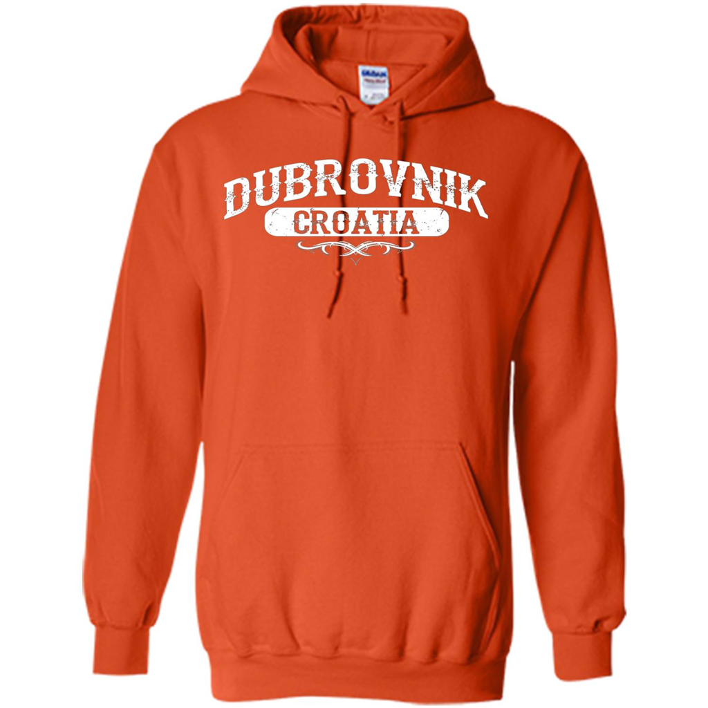 Dubrovnik Croatia T Shirt Orange