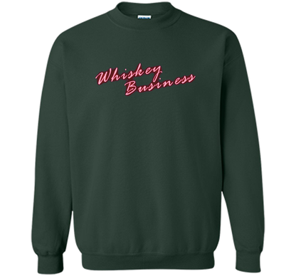 Whiskey Business Drinking 80's T-shirt shirt Forest Green