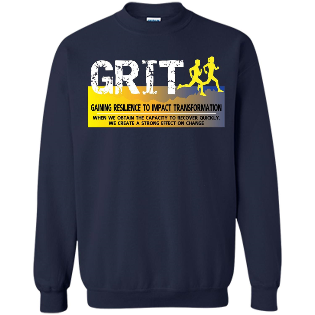 Gaining Resilience To Impact Transformation T-shirt Navy