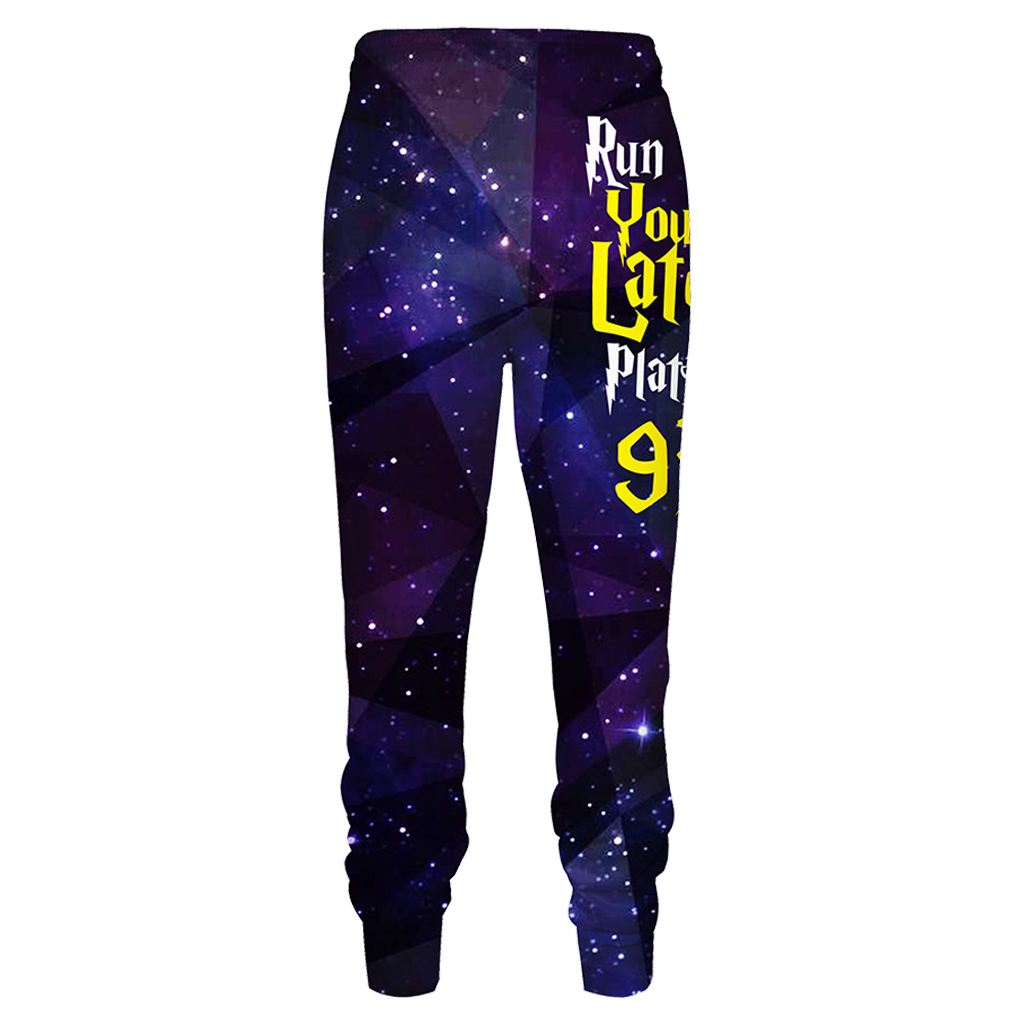 Run Like You're Late For Platform 9 3/4 Harry Potter Jogging Pants