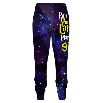 Run Like You're Late For Platform 9 3/4 Harry Potter Jogging Pants