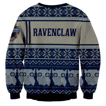 Ravenclaw Harry Potter Ugly Christmas 3D Sweater