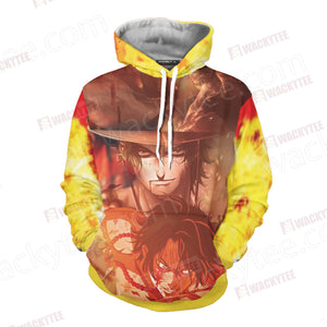 One Piece Ace 3D Hoodie