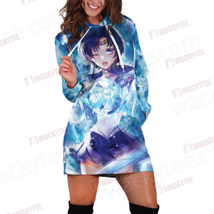 Sailor Moon Sailor Mercury 3D Hoodie Dress