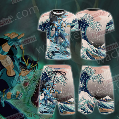 Saint Seiya Dragon Shiryu Beach Shorts