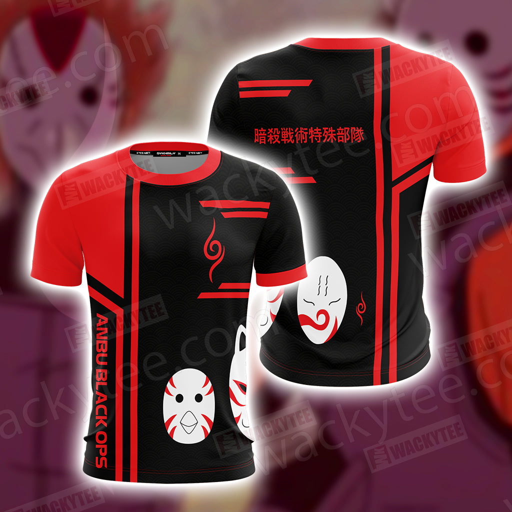 Naruto Anbu Unisex 3D T-shirt T-shirt