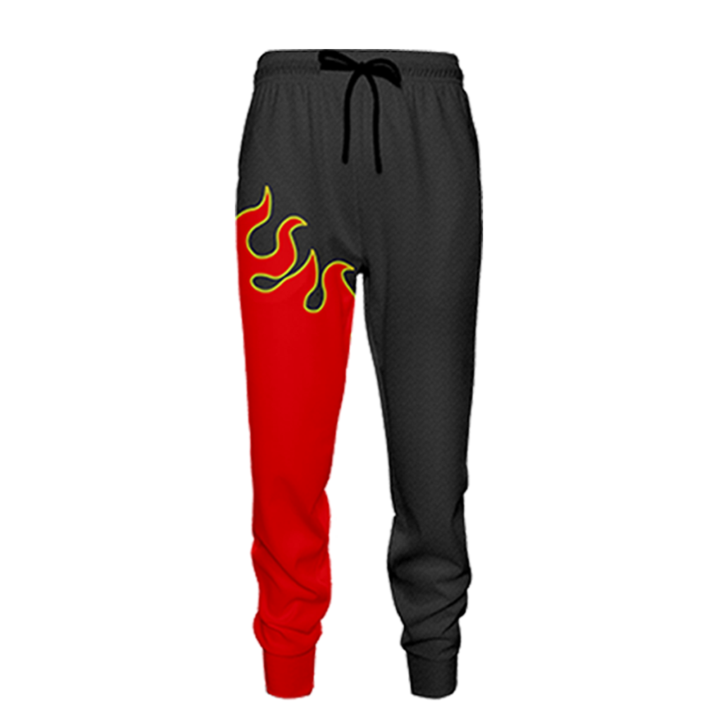 2022 blue red flame Men Women Funny 3D Print Graphric Joggers Casual Pants  Sports Sweatpants