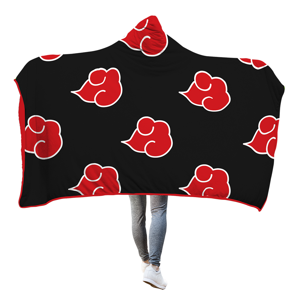 Naruto 3D Hooded Blanket Akatsuki