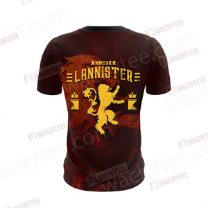 House Lannister Game Of Thrones Unisex 3D T-shirt