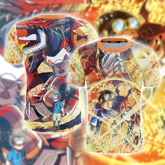Digimon - Takato And Gallantmon Unisex 3D T-shirt T-shirt