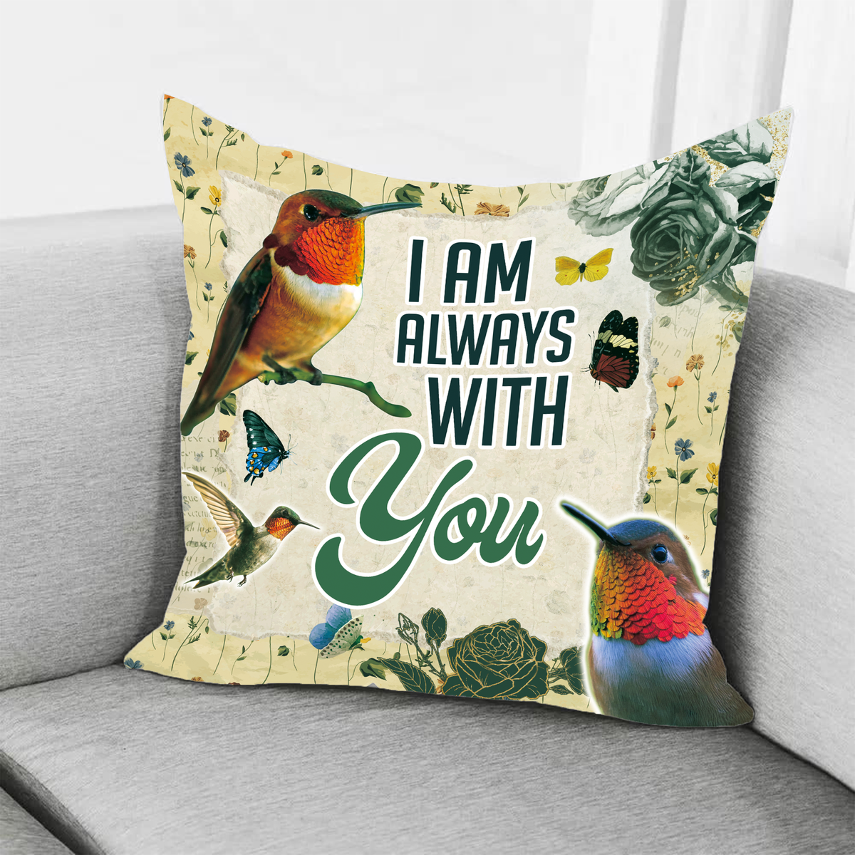 I'm Always With You Pillow 2