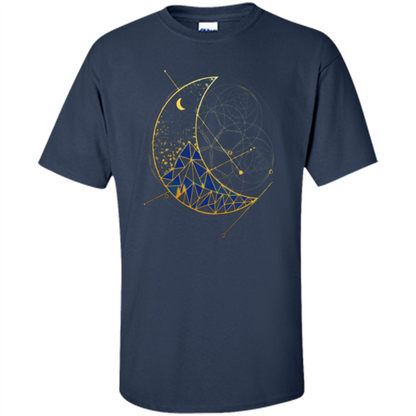 Moon Mountain T-shirt Navy