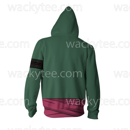One Piece Roronoa Zoro Cosplay Zip Up Hoodie Jacket