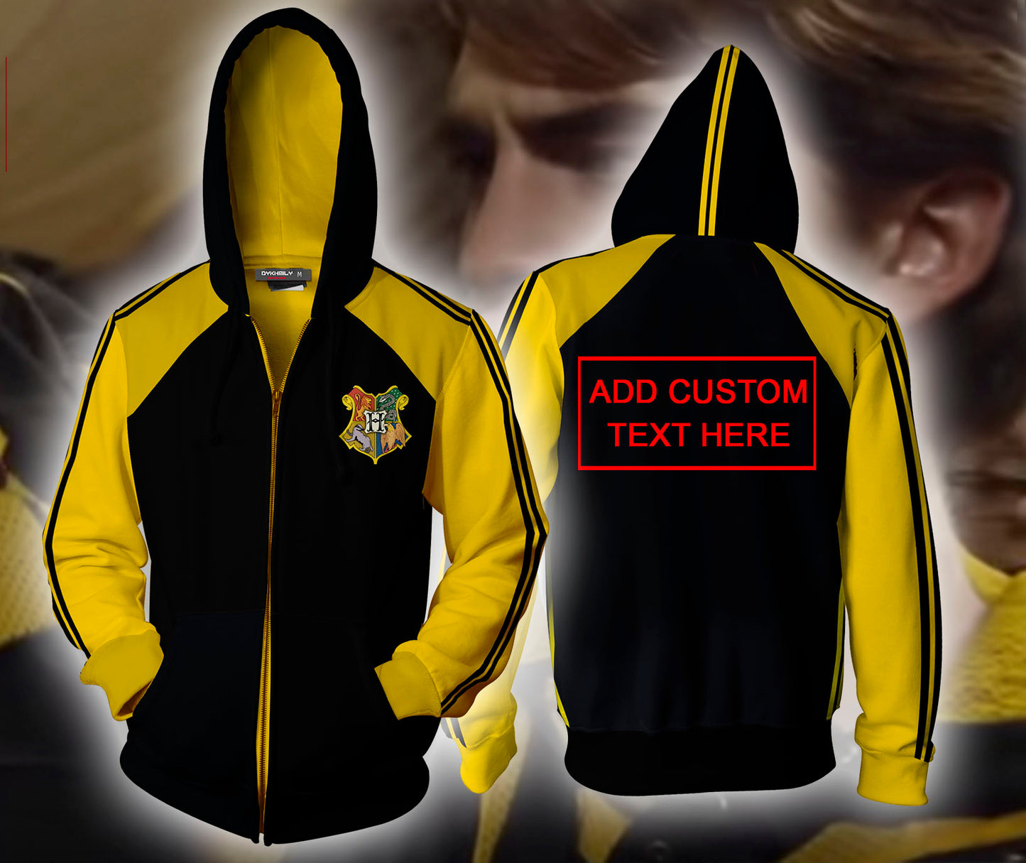 Harry Potter Quidditch World Cup (Custom) Zip Up Hoodie Gryffindor