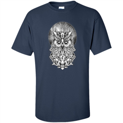 Venus Owl T-shirt Planet Navy