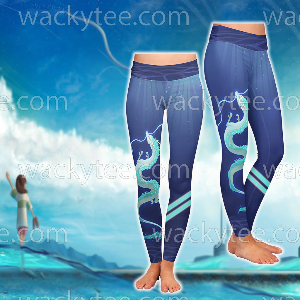 Ghibli Spirited Away Version 2 3D Leggings