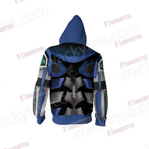 Shin Seiki Evangelion EVA 00 Cosplay Zip Up Hoodie Jacket