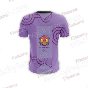 Digimon The Crest Of Knowledge Tentomon Unisex 3D T-shirt