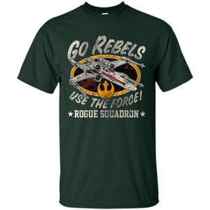 Rogue Squadron Graphic T-shirt Go Rebels Use The Force