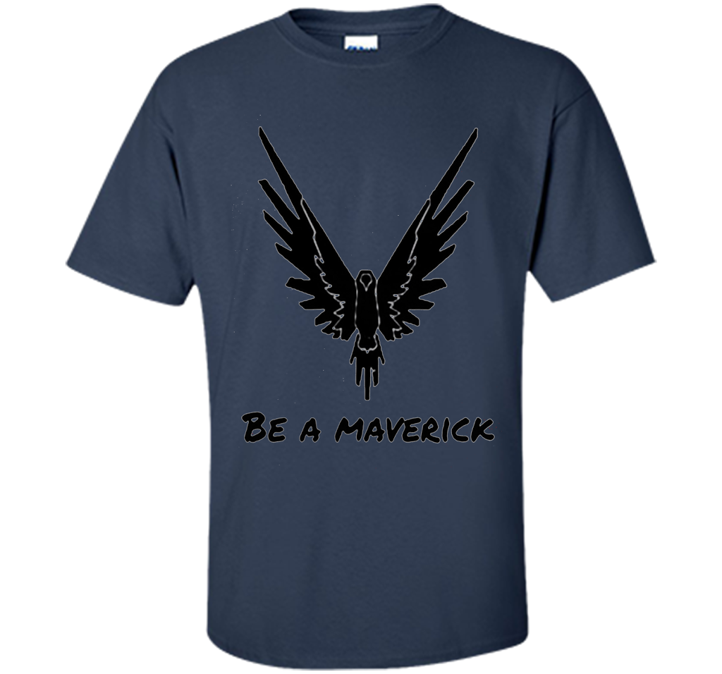 Vibrant T-Shirt Be A Maverick T-shirt Navy