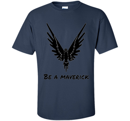 Vibrant T-Shirt Be A Maverick T-shirt Navy